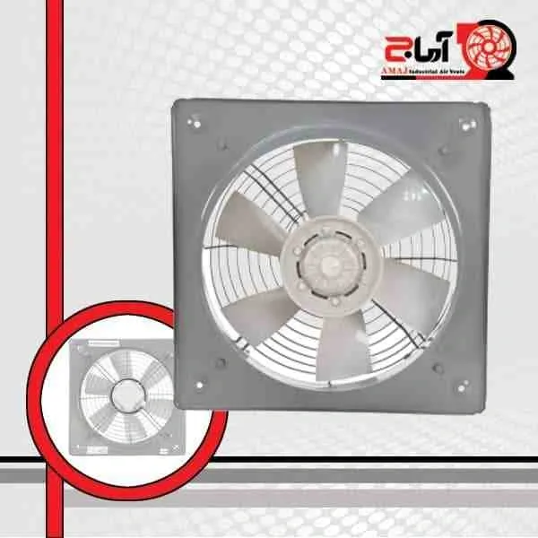 هواکش صنعتی ایلکا باپروانه پلاستیکی سایز30سانت
